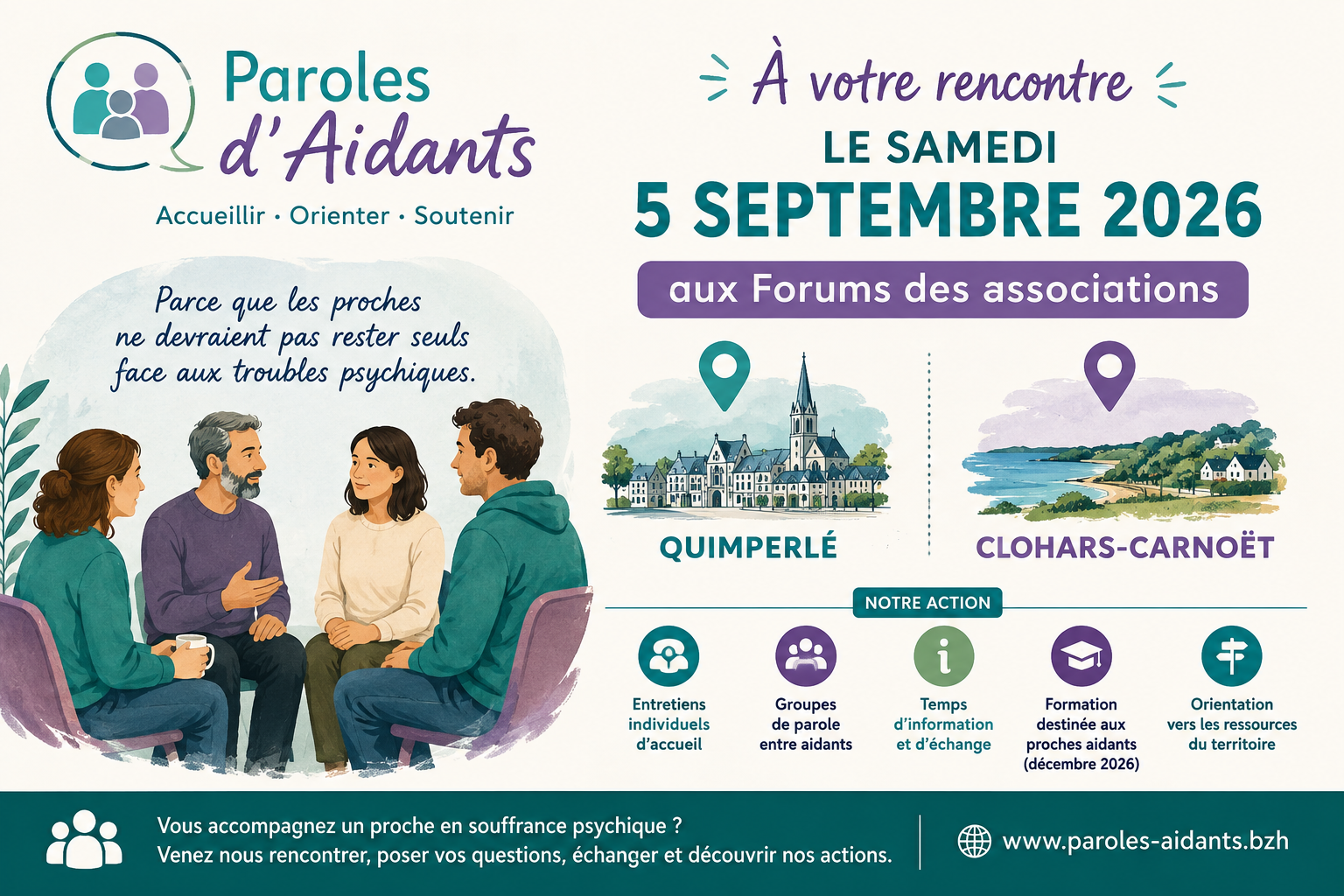 Paroles d’Aidants à votre rencontre le 5 septembre 2026